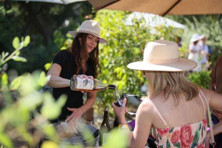 CrossHatch-Winery-offering-a-refreshing-rose-to-help-participants-beat-the-heat-Photo-by-Baron-Spafford